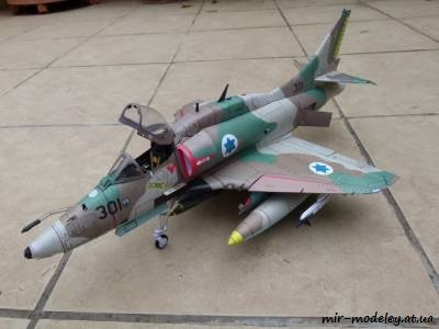 №6347 - A-4N Skyhawk (ModelArt) из бумаги
