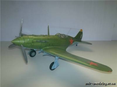№2591 - Высотный истребитель МиГ-3 / MiG-3 из бумаги