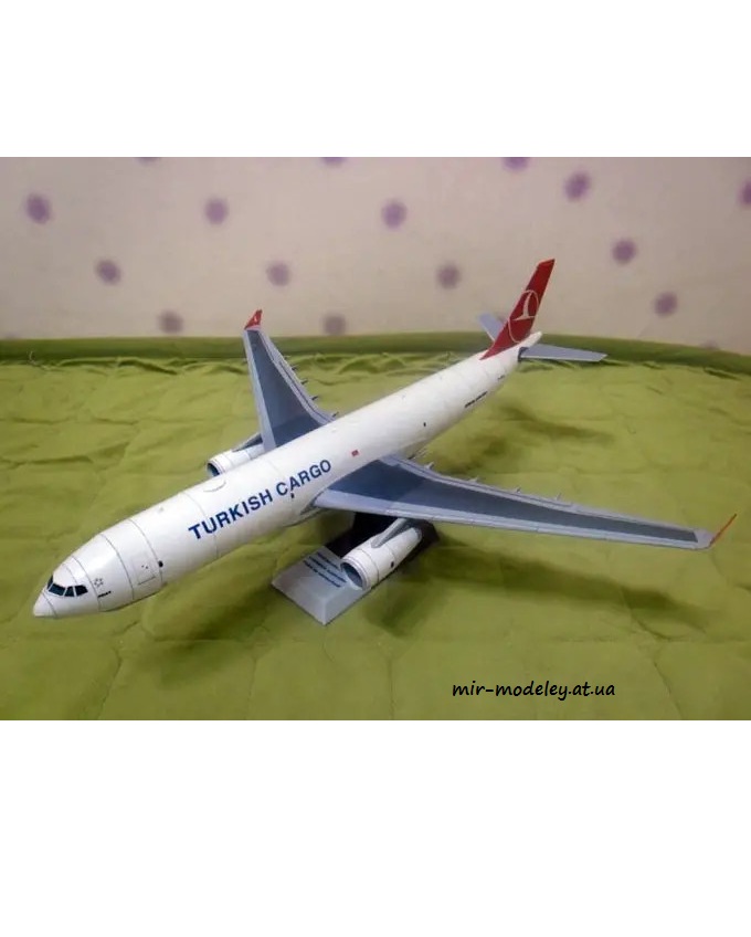 №6365 - Turkish Airlines Cargo Airbus A330 (Paper-Replika)