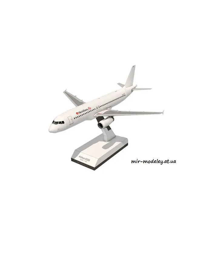 №6371 - Airbus A320 Meridiana Fly (Paper-Replika)