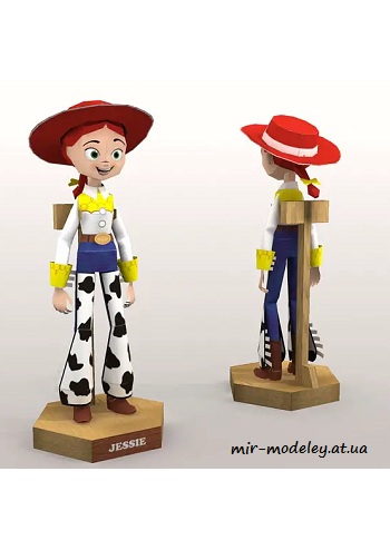№4439 - Toy Story - Jessie Cowgirl Papercraft (Paper-Replika)