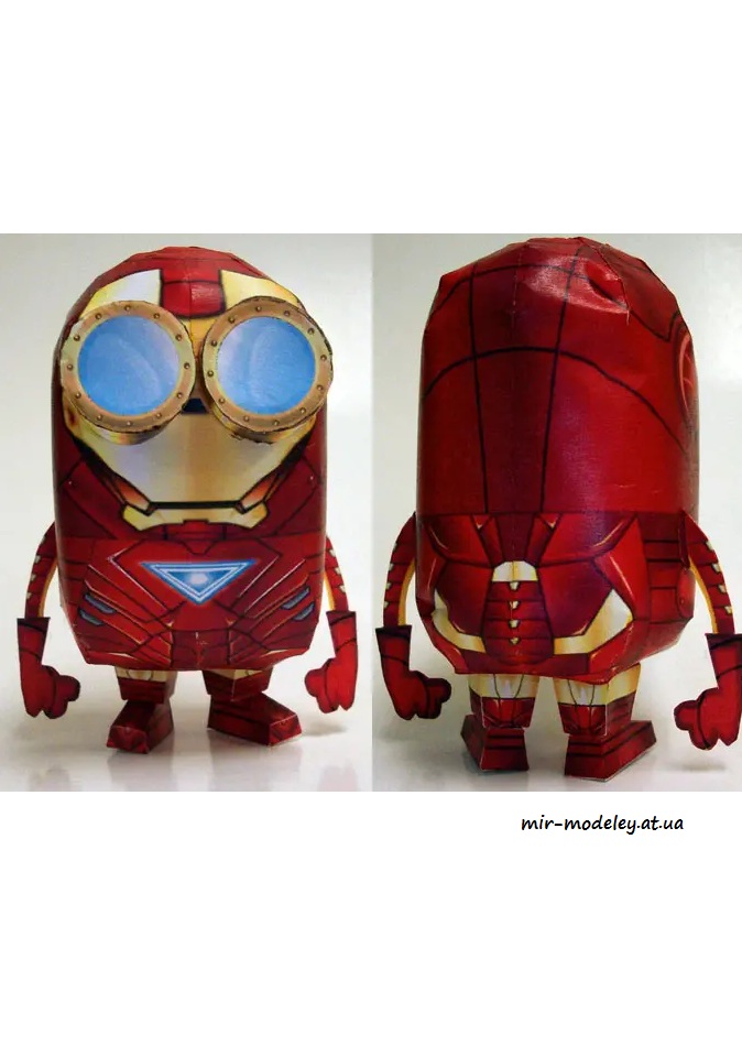 №4419 - Minion - Iron Man Mark VI (Paper-Replika)