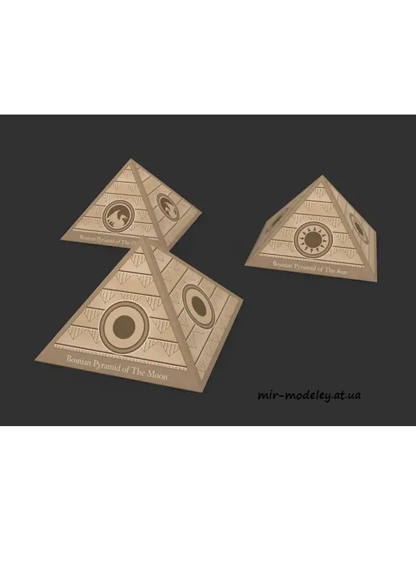 Bosnian Pyramid Souvenirs (Paper-Replika)