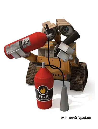 №4433 - WALL-E Fire Extinguisher (Paper-Replika)