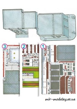 №7662 - Автозаправочная станция / Cerpaci stanice Benzina [ABC 4-5/1998] из бумаги