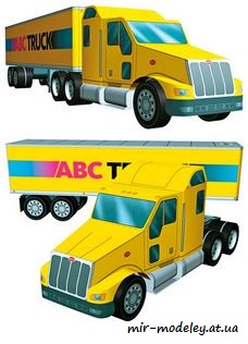 №8012 - ABC truck [ABC 6/09] из бумаги