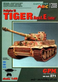 №870 - PzKpfw VI TIGER Ausf E [GPM 271]