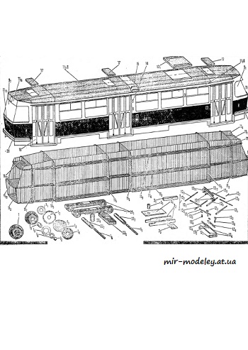 №8559 - Трамвай из ЧССР (ЮТ - Для умелых рук 10/1986)