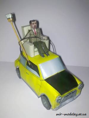 №3018 - Mr. Bean and His Car [Peri Paperhobby]