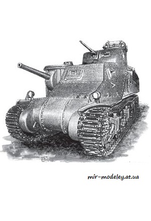 №8780 - Трёхэтажный танк М3, Планёр 