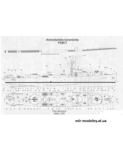 №8902 - PGM 17 (Modelarstwo Okretowe) из бумаги