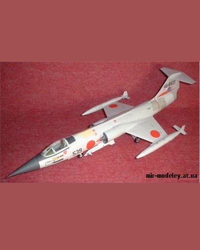 №9284 - F-104J Starfighter (P.Model / Canon) из бумаги