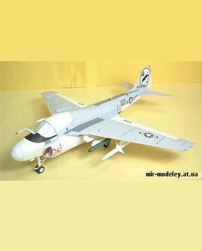 №9291 - Grumman A-6E Intruder(P.Model / Canon) из бумаги