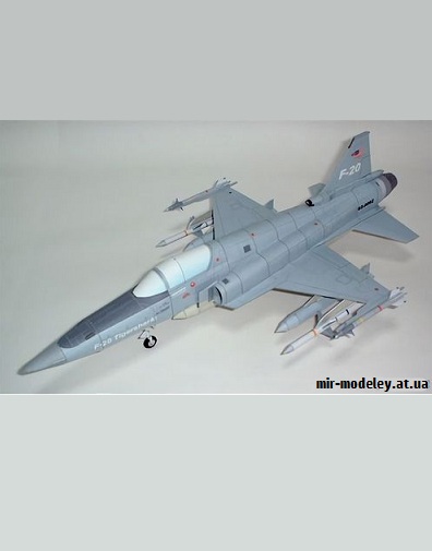 №9287 - Northrop F-20 Tigershark (P.Model / Canon) из бумаги