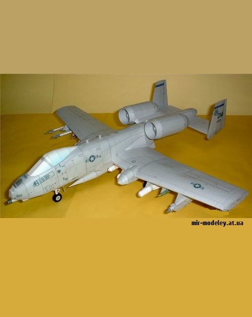 №9277 - A-10A Thunderbolt II (P.Model / Canon) из бумаги