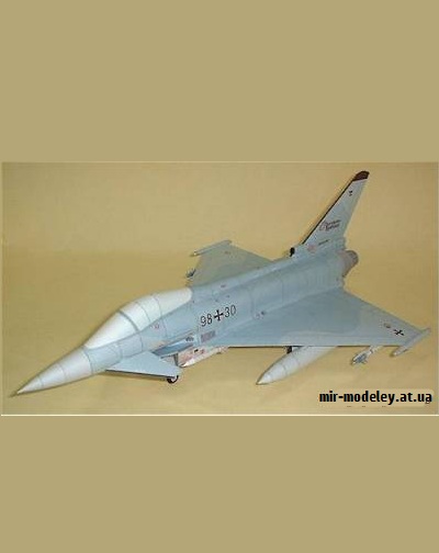 №9282 - Истребитель Eurofighter EF-2000 Typhoon (P.Model / Canon) из бумаги