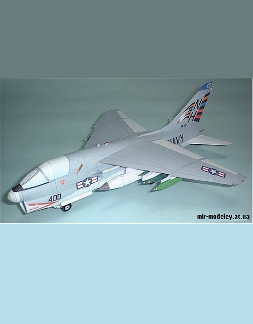 №9279 - LTV A-7 Corsair II (P.Model / Canon) из бумаги