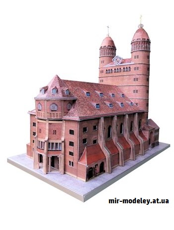 №9247 - Ulm - Pauluskirche (Dieter Welz / Ausschneide Bogen 16) из бумаги