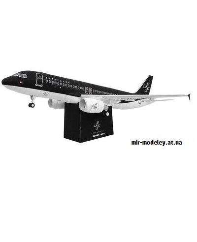 №9272 - Airbus A320 Starflyer (Canon PaperCraft) из бумаги