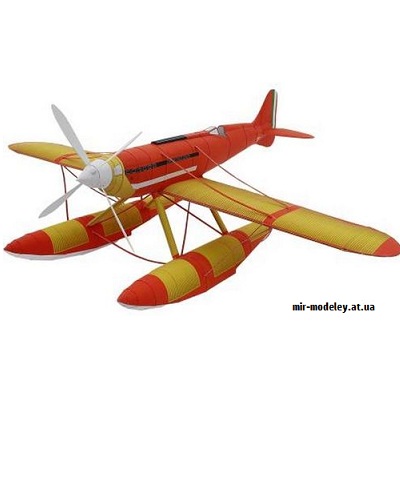 №9333 - Macchi M.C.72 (Canon) из бумаги