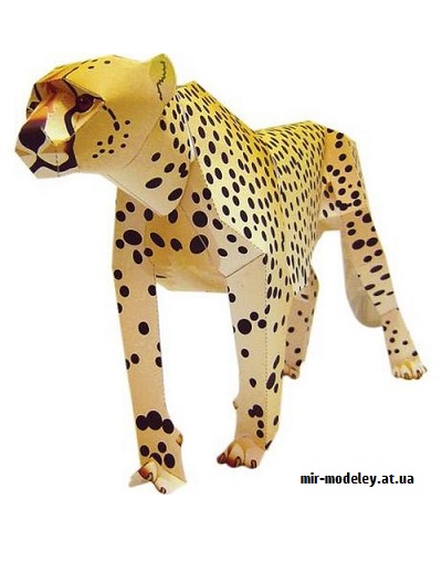 №9389 - Cheetah (Canon) из бумаги