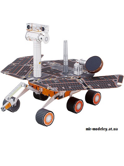 №9350 - Марсоход MER (Mars Exploration Rover): Упрощенная версия (Canon) из бумаги