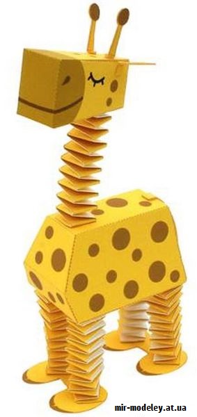 №9448 - Paper Zoo Giraffe (Canon) из бумаги