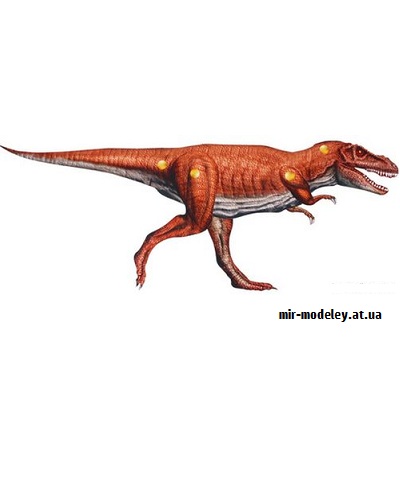 №9424 - Articulated Paper Doll Tyrannosaurus (Canon) из бумаги