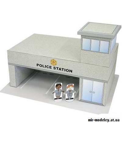 №9472 - Police Station (Canon) из бумаги