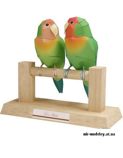 №9408 - Love Birds (Canon) из бумаги