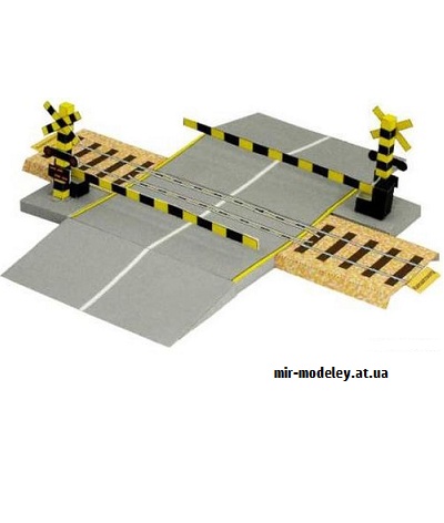 №9498 - Railroadcrossing (Canon) из бумаги