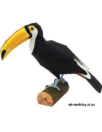 №9422 - Toco Toucan (Canon) из бумаги