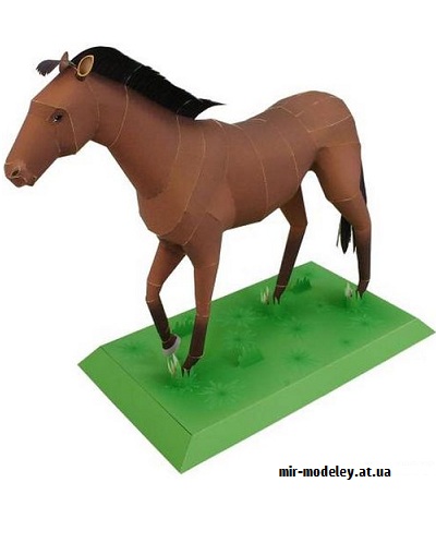 №9419 - Thoroughbred (Canon) из бумаги