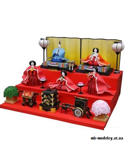 №9488 - Hinakazari (Doll Decoration) (Canon) из бумаги