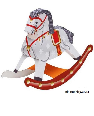 №9436 - Rocking Horse (Canon) из бумаги