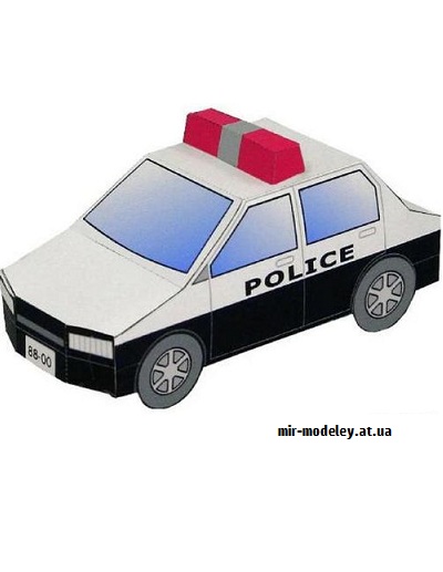 №9457 - Patrol Car (Canon) из бумаги