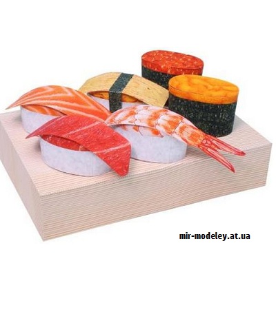 №9441 - Sushi Paper Craft 01 (Canon) из бумаги