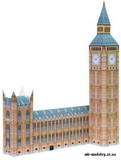 №9552 - Big Ben, England Mini Version (Canon) из бумаги