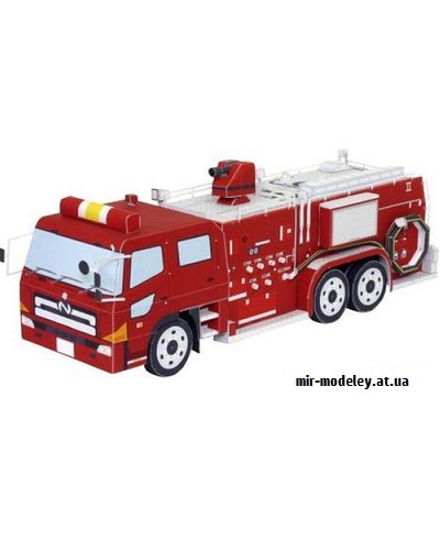 №9538 - Chemical Fire Engine (Canon) из бумаги