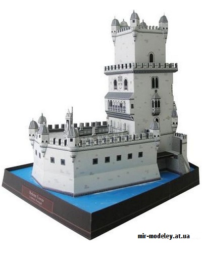 №9564 - Belem Tower, Portugal (Canon) из бумаги