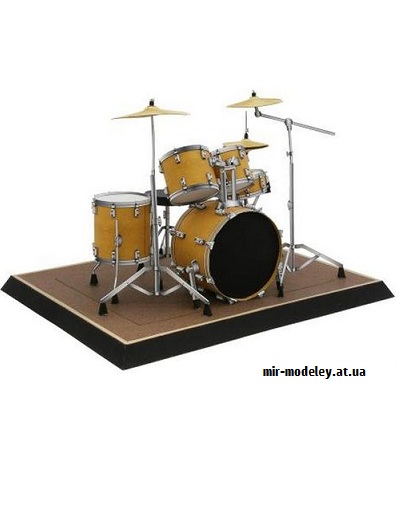 №9580 - Drum Set (Canon) из бумаги