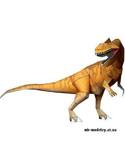 №9546 - Allosaurus (Canon) из бумаги