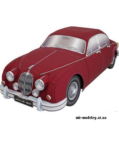 №9545 - JAGUAR-Mk2 SALOON (Canon) из бумаги