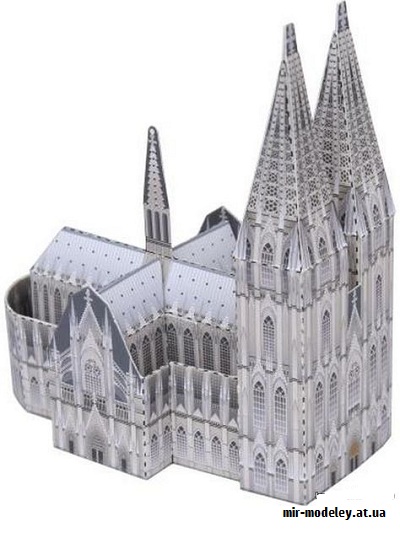 №9556 - Cologne Cathedral, Germany Mini Version (Canon) из бумаги