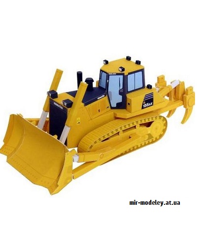 №9537 - Bulldozer (Canon) из бумаги