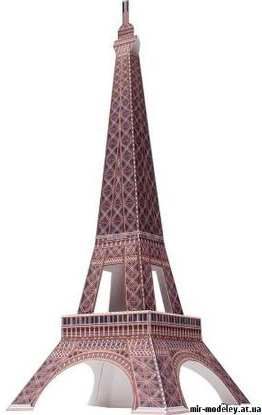 №9555 - Eiffel Tower, France Mini Version (Canon) из бумаги