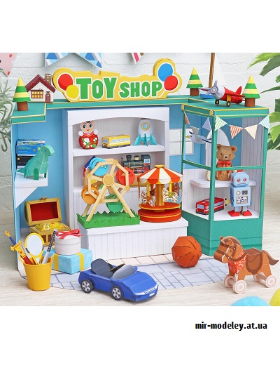 №9609 - Miniature world (Toy shop) (Canon) из бумаги