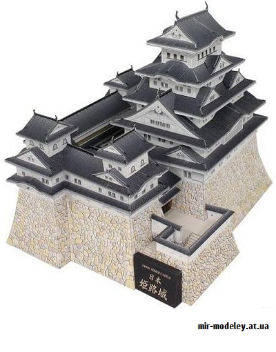 №9699 - Himeji Castle, Japan (Canon) из бумаги