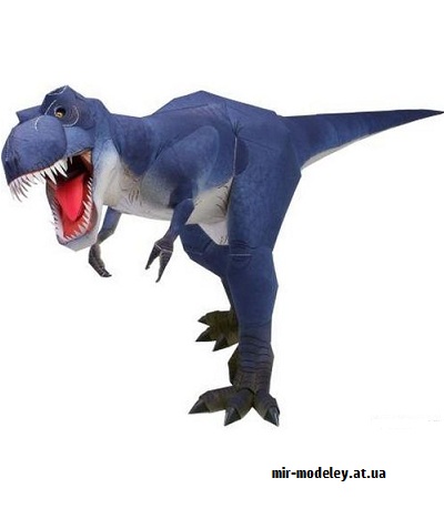 №9656 - Tyrannosaurus (Canon) из бумаги