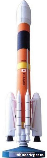 №9634 - H-2A Rocket (Canon) из бумаги